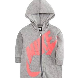 Baby Girl Nike Hooded Jumpsuit